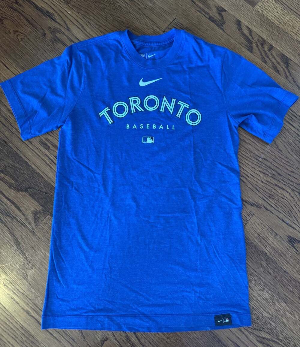 Nike Toronto Blue Jays T-Shirt Size S Blue Authentic Collection